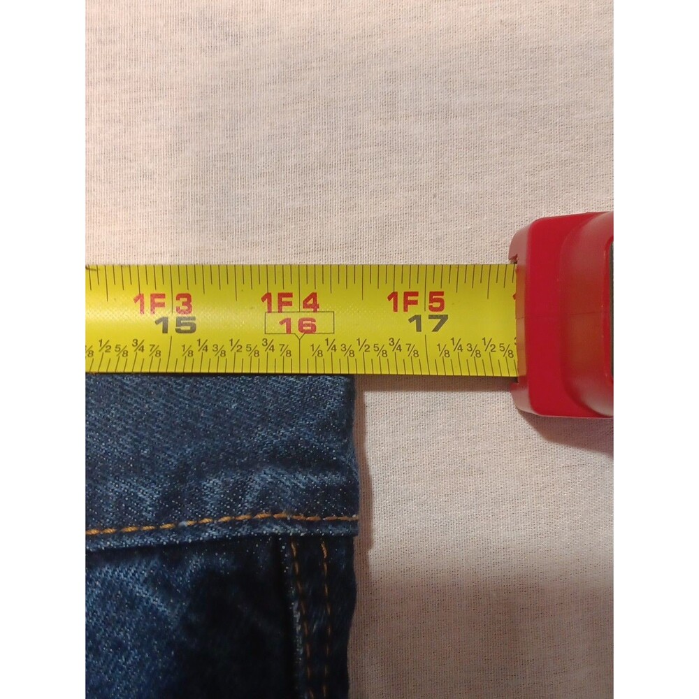 Vntg Kenpo Carpenter Denim Jeans Men's Size 34x32 (32x31) Israel Made Y2K - Picture 6 of 7